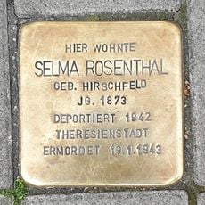 Stolperstein dedicated to Selma  Rosenthal