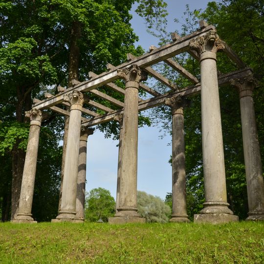 Colonnade in Alūksne Manor Park