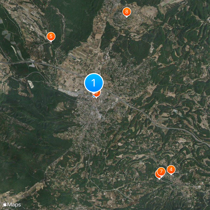 Saint-Maximin-la-Sainte-Baume Mapa