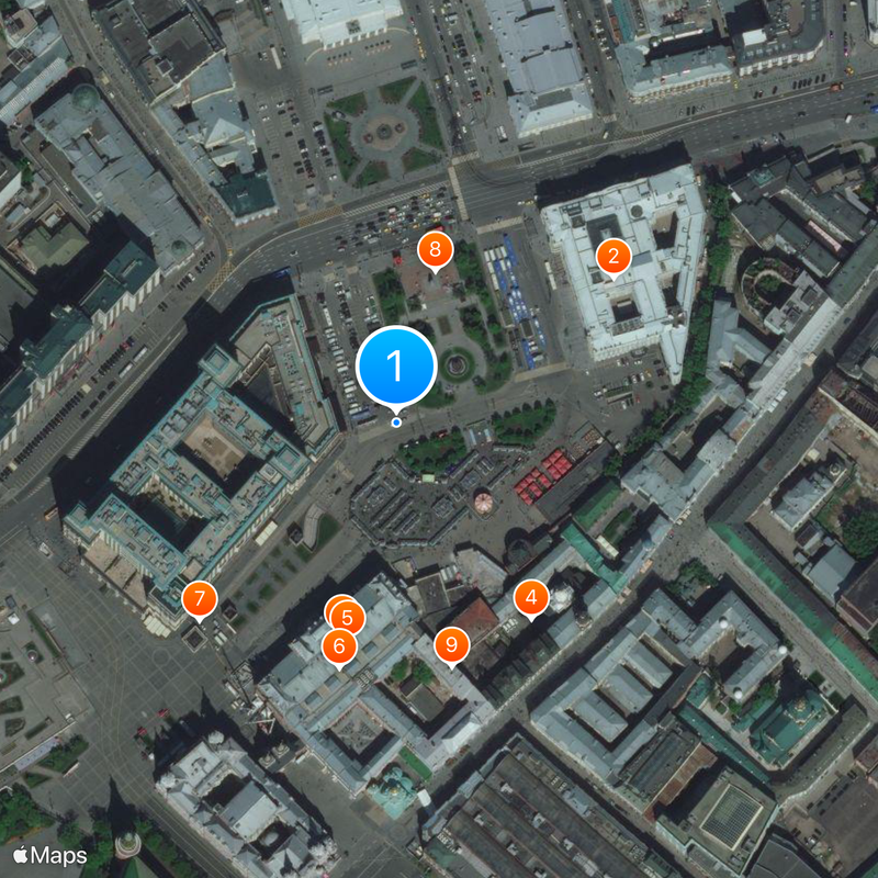 Teatralnaya Map