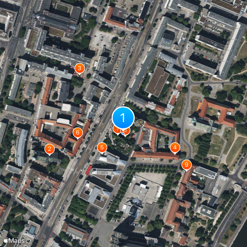 Grüne Zitadelle Mapa