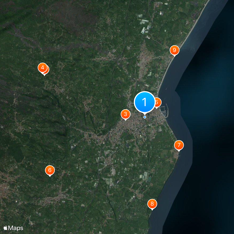 Giarre-Riposto Map