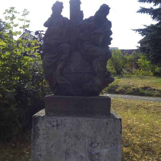 Sousoší Nejsvětější Trojice ve Verušicích