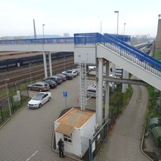 Footbridge over Ostrava hlavní nádraží