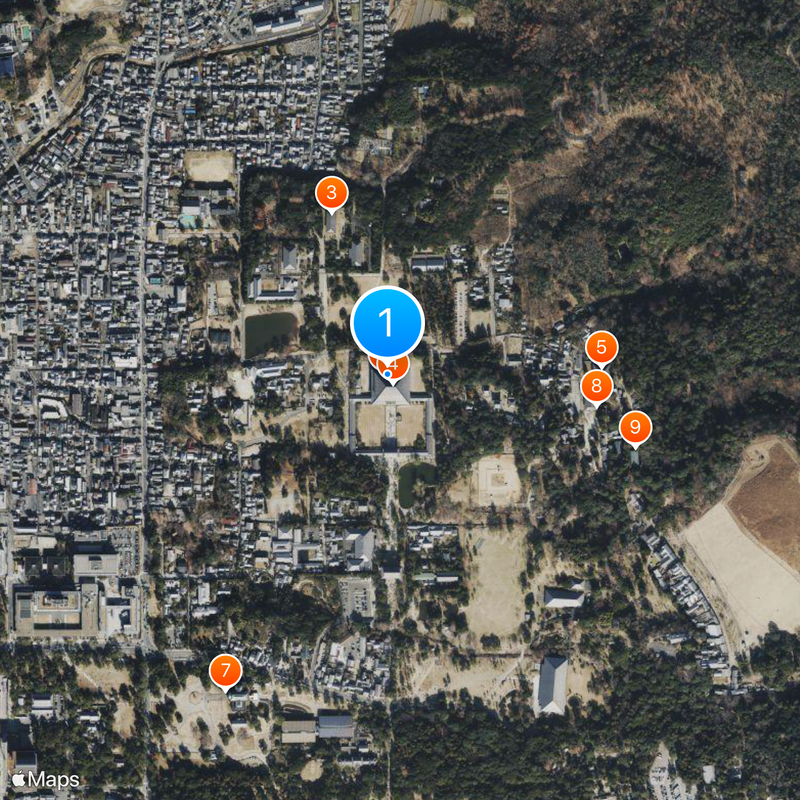 Tōdai-ji Daibutsu Mapa