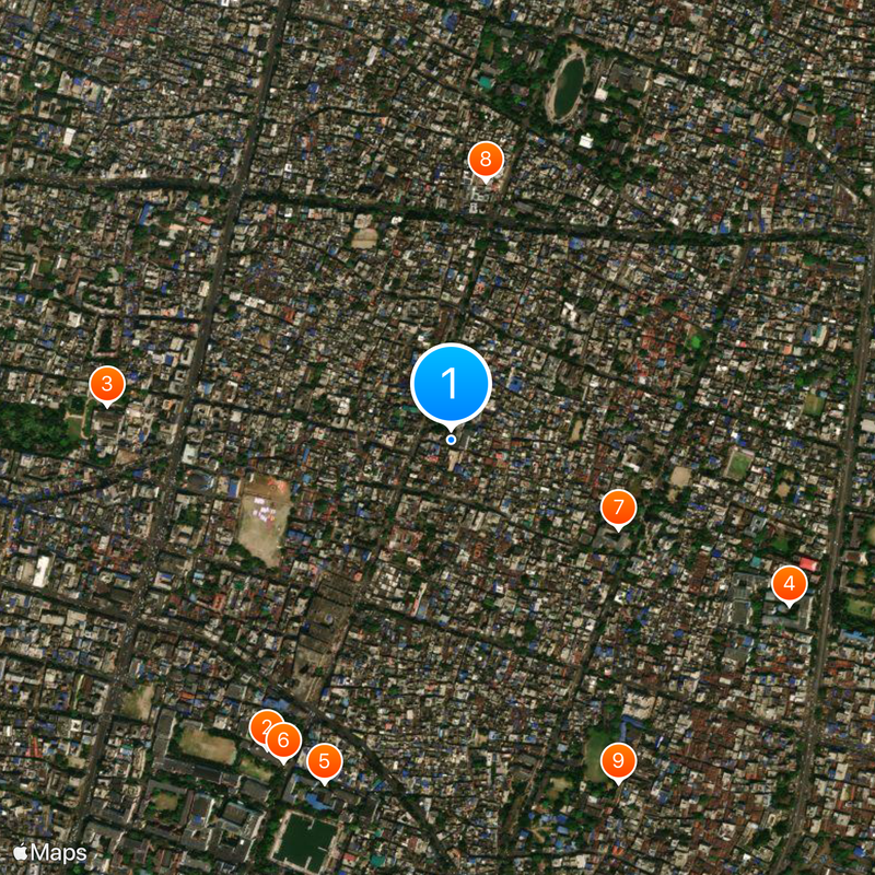 Vidyasagar College Map