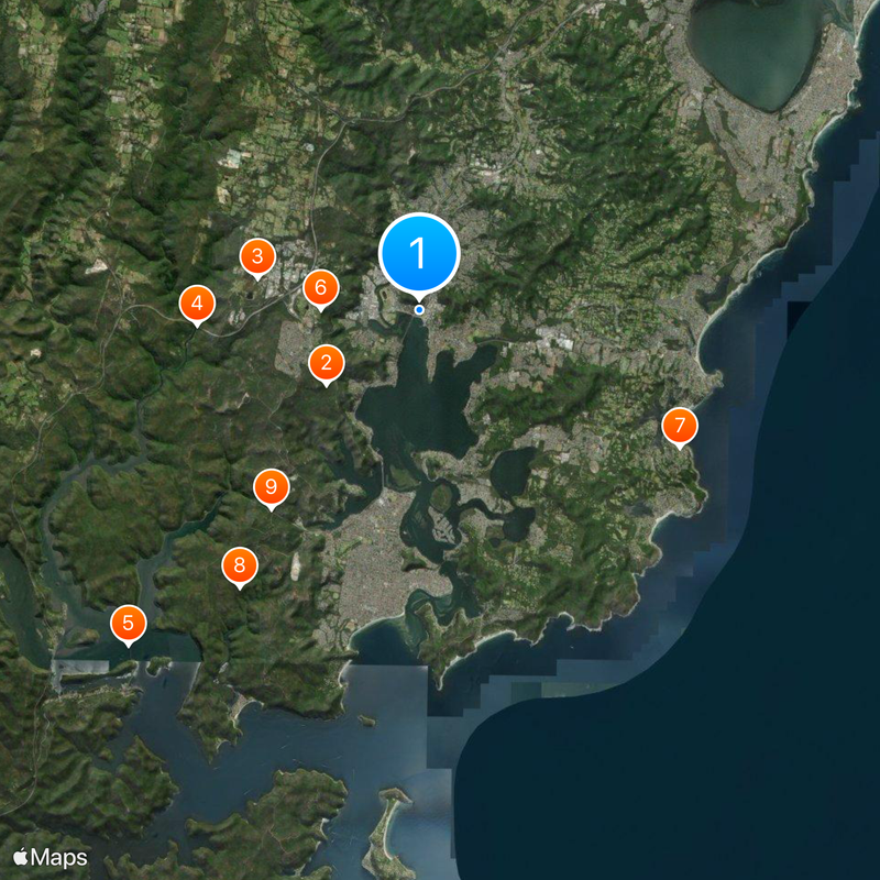 Central Coast Stadium Map
