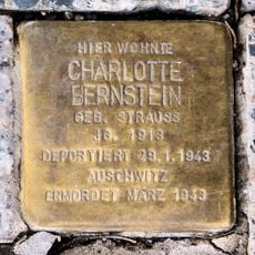 Stolperstein dedicated to Charlotte Bernstein