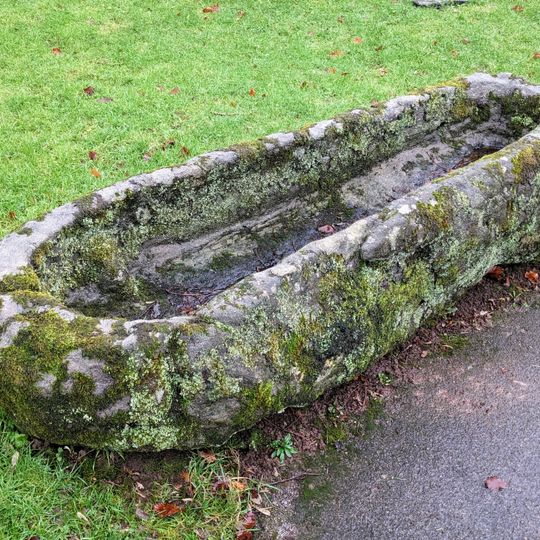 Stone coffin approximately 12 metres south of Parish Church of St Peter