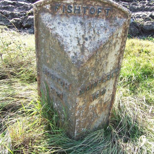 Milepost On A52 South Side, 100 Yards East Of Rochford Tower Lane