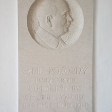 Pamětní deska Emila Pokorného