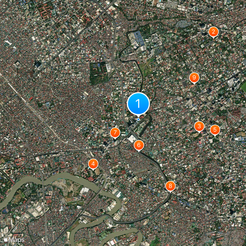University of the East Map