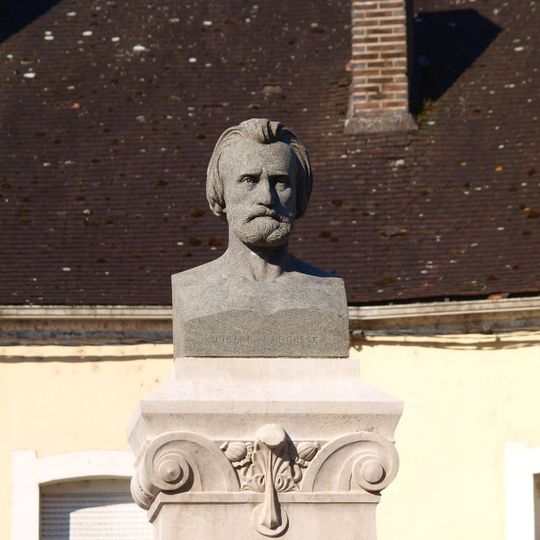 Bust of Pierre Larousse in Toucy