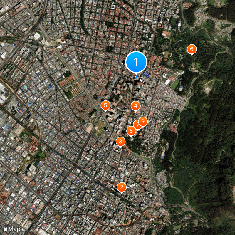 Ministry of Health and Social Protection Map