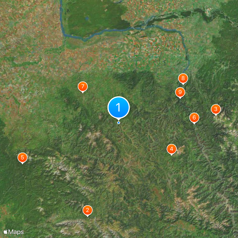 Grotte de Denisova Carte