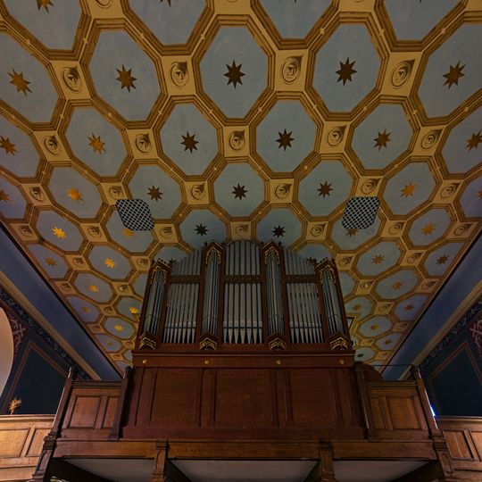 Pipe organ of Lutheran church in Jaunpiebalga