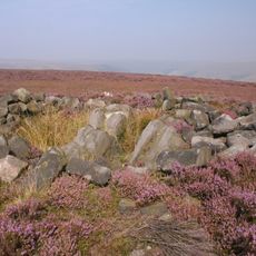 Cairn known as Millers Grave on Midgley Moor