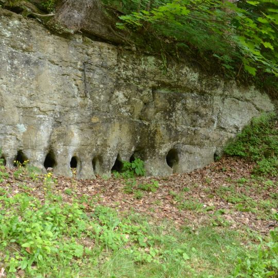 Pískovcové sloupky