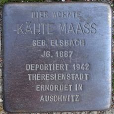 Stolperstein en memoria de Käthe Maass