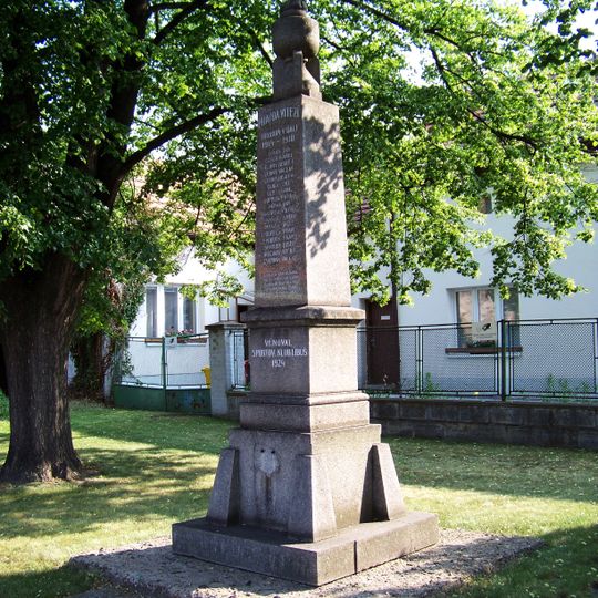 World War I memorial in Libuš
