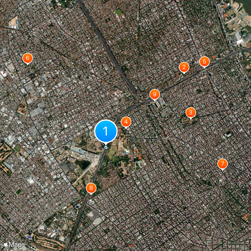 General Paz Avenue Map