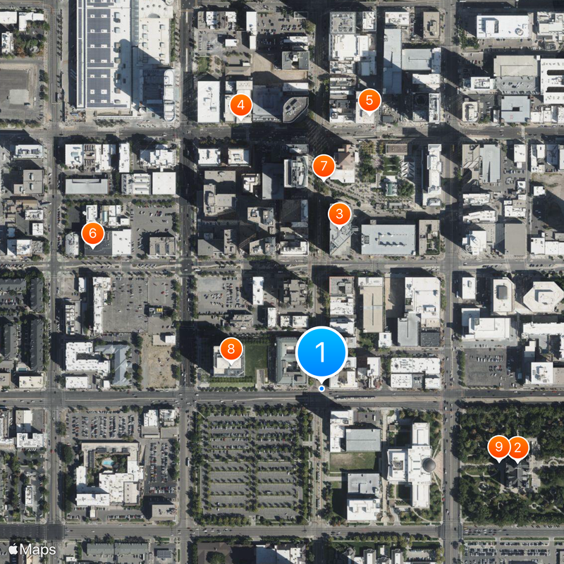 Área metropolitana de Salt Lake City Mapa