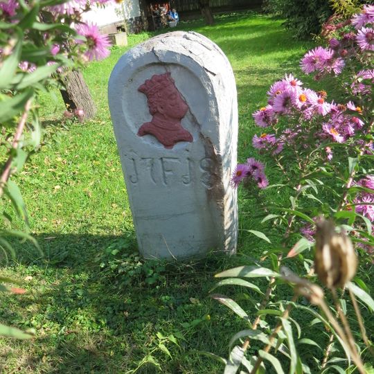 Geleitsmarkstein Lantbertstraße 42