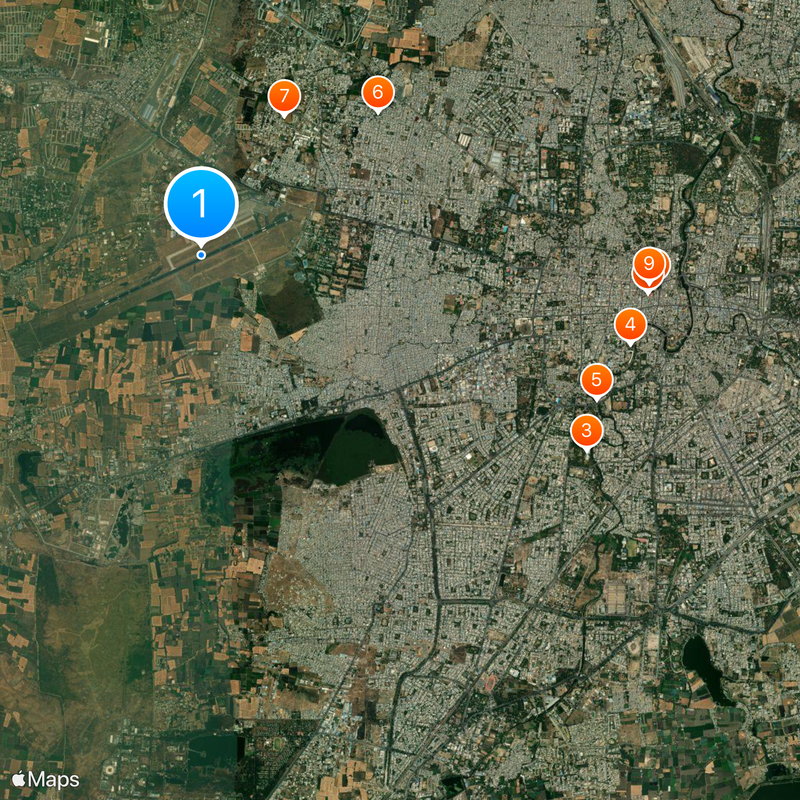 Devi Ahilyabai Holkar Airport Map