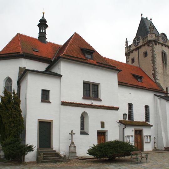 Church of Saint Godehard and the Assumption in Budišov
