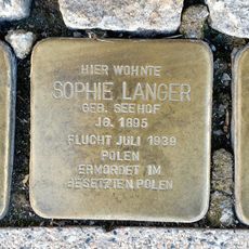Stolperstein à la mémoire de Sophie Langer