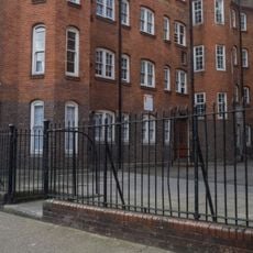 Iron Railings Gate And Gate Piers Between Laleham House And Hedsor House