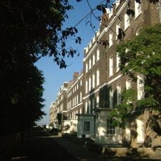 Former Officers Terrace And Attached Front Area Walls And Overthrows