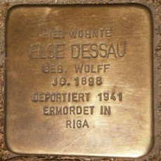 Stolperstein dedicated to Else Dessau