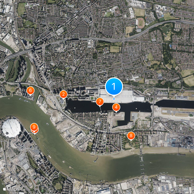 ExCeL London Map