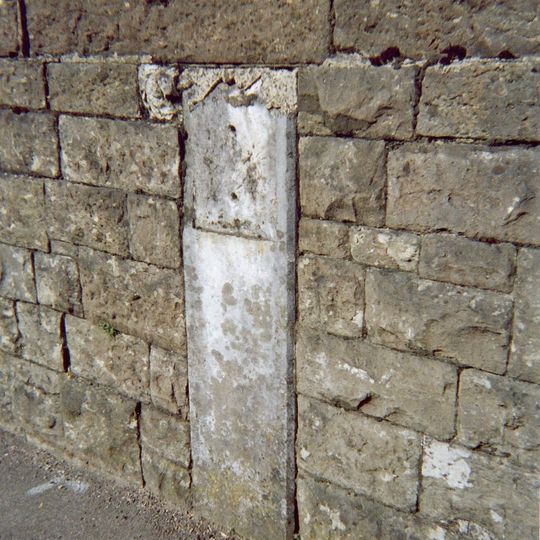 Milestone, London Road, on the railway bridge, opp. drive to station