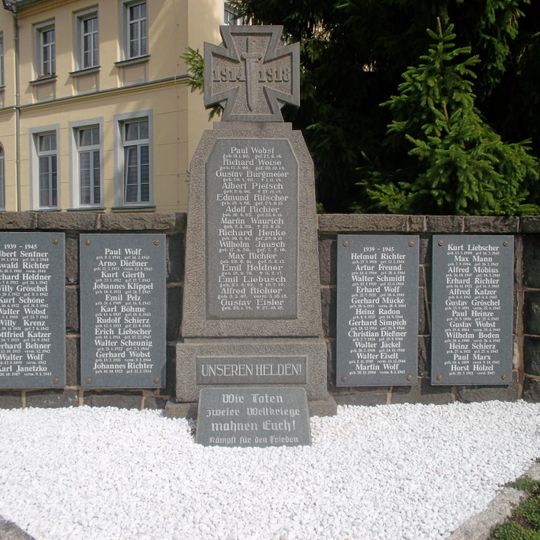 Denkmal für die Gefallenen des Ersten Weltkrieges in Tautewalde