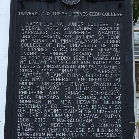 University of the Philippines Cebu College historical marker