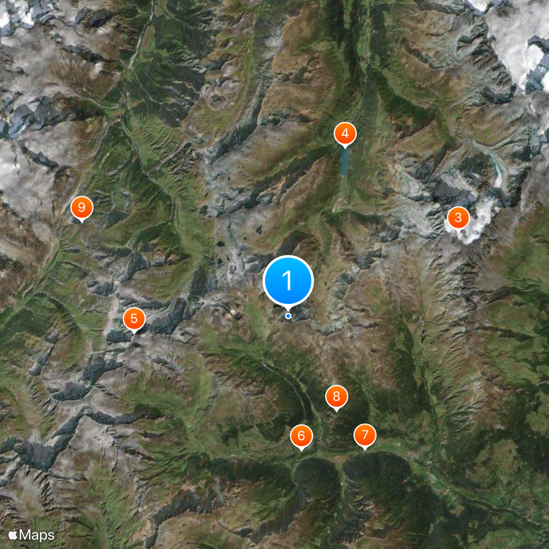 Great St Bernard Tunnel Map