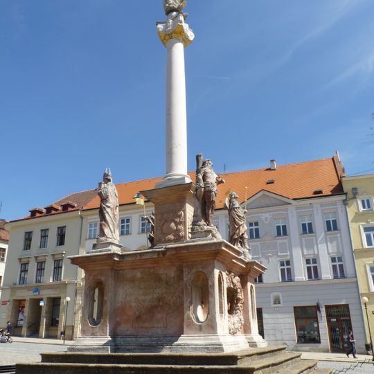 Maria column in Znojmo