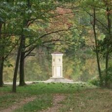 Column shrine at the Lužnice-Vltava confluence