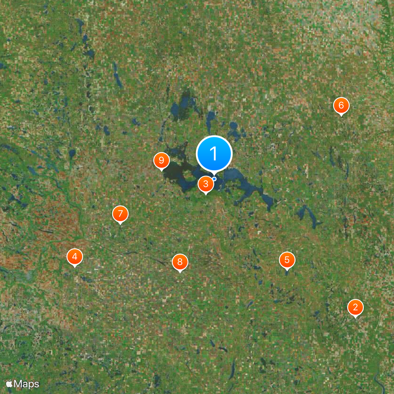 Devils Lake Map