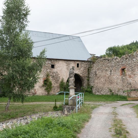 Ruins of manor house in Nowa Wieś
