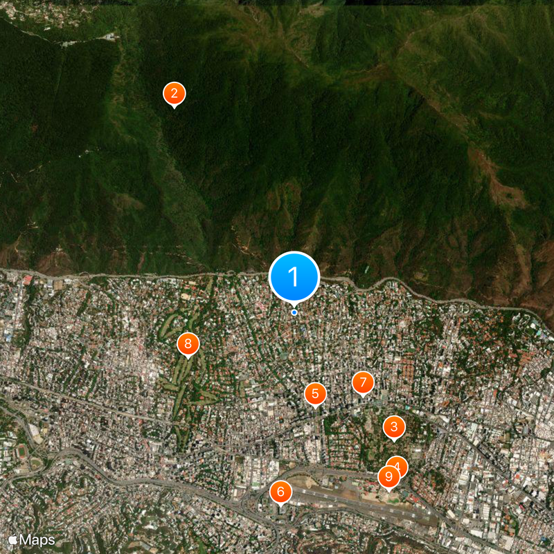 Municipio Chacao Mappa