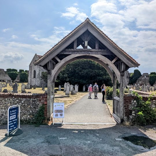 Lychgate At Entrance To St Mary's Churchyard