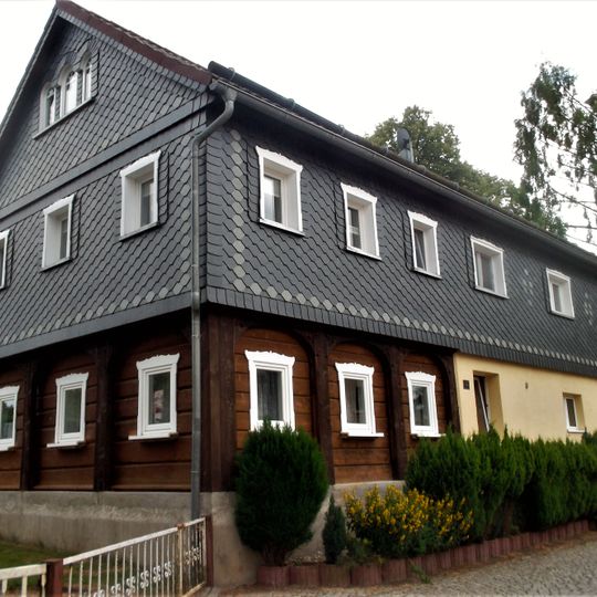 Umgebindeteil eines Wohnstallhauses Mittelstraße 72