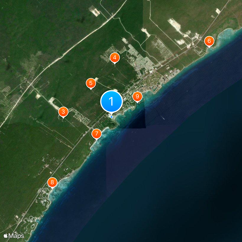 Barceló Maya Riviera - All Inclusive Adults only Map