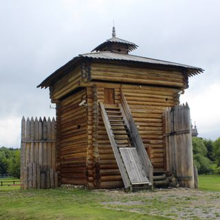 Wooden tower of Bratsk Stocaded Fort relocated to Kolomenskoye