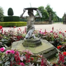 Sundial to south forecourt at Arley Hall