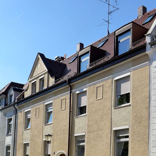 Teil einer Mietshausreihe