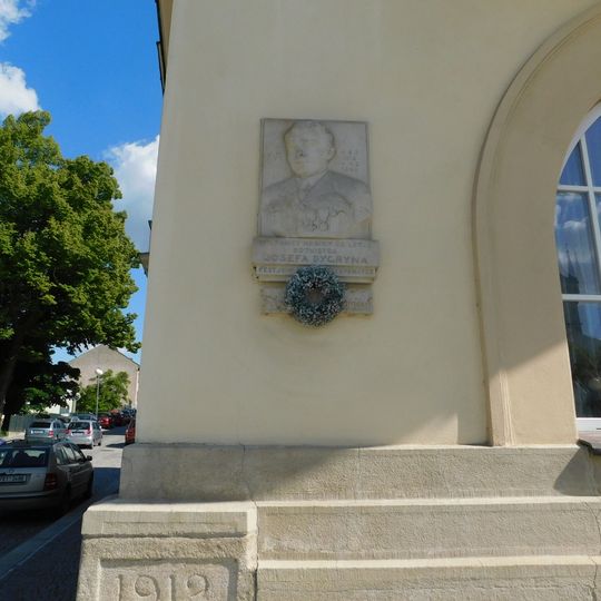 Pamětní deska Josefa Dygrýna v Humpolci